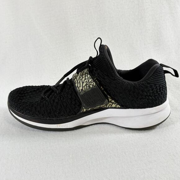 Jordan Flyknit Trainers Mens 11.5 Black Metallic Gold Shoes Sneakers Streetwear main image 7
